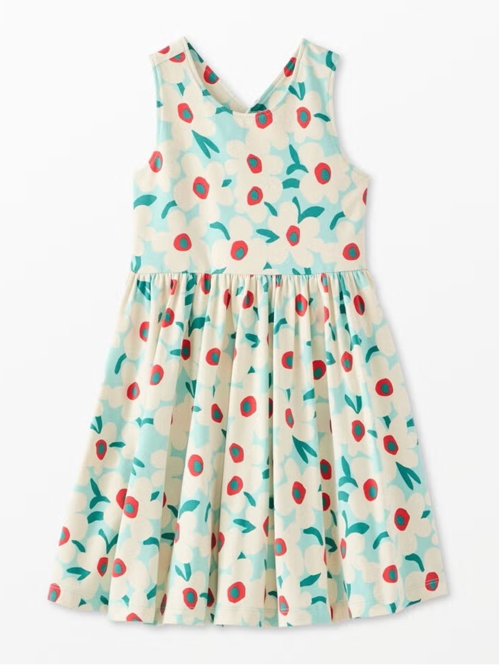 Bold Poppy Hanna Andersson Crossback Twirly Skater Dress with Pockets Size 8